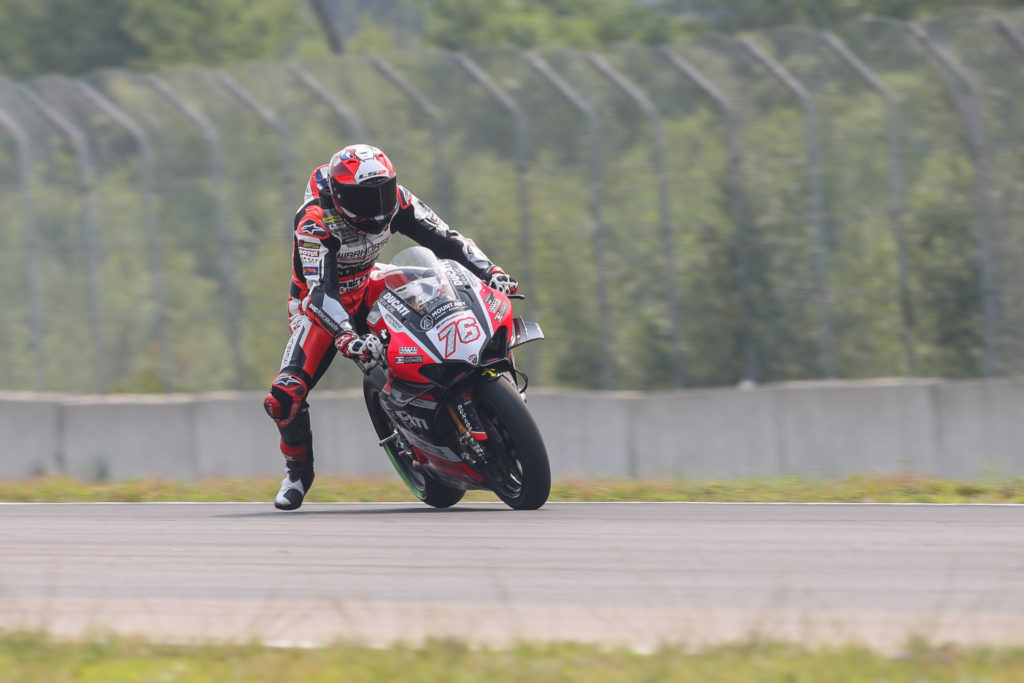 Loris Baz (76). Photo by Brian J. Nelson, courtesy Ducati.