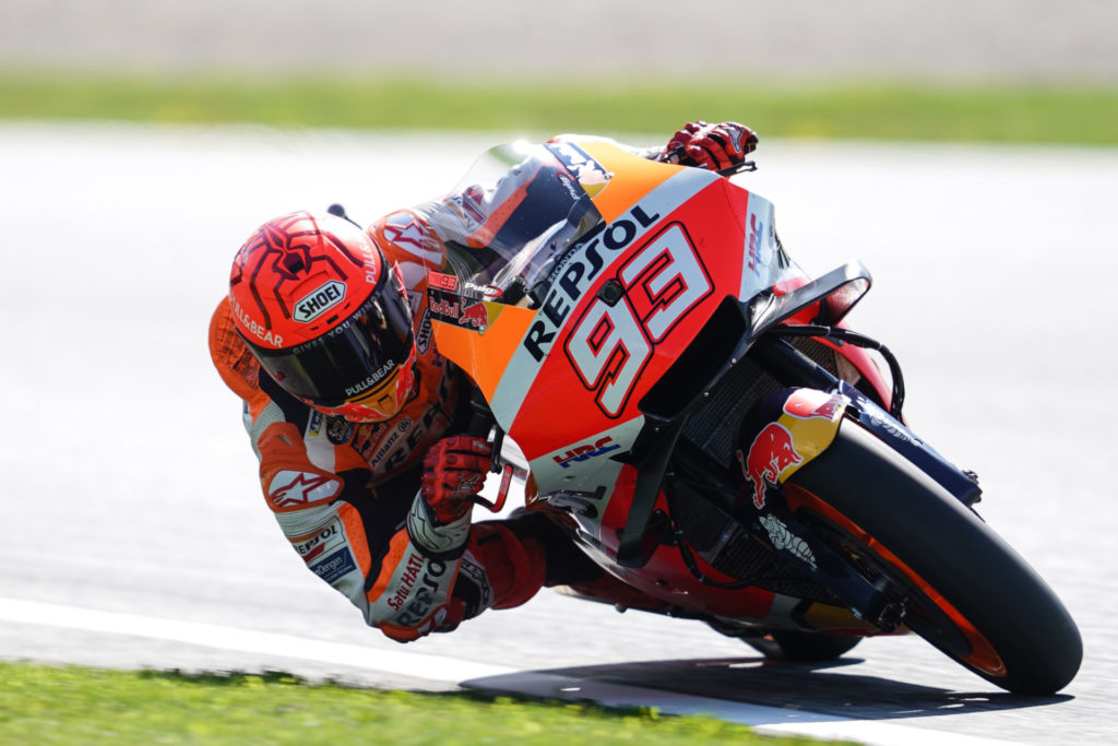 Marc Marquez (93). Photo courtesy Repsol Honda.