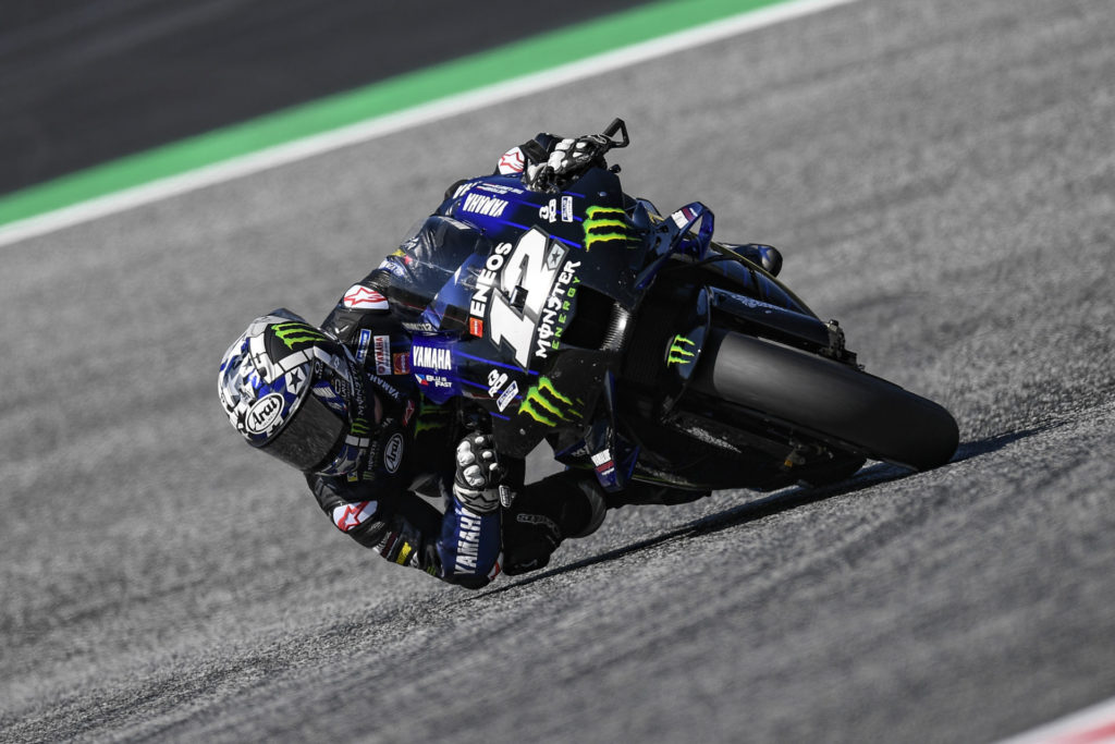 Maverick Vinales (12). Photo courtesy Monster Energy Yamaha.