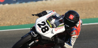 Maximo Martinez (28). Photo courtesy Repsol FIM CEV Press Office.