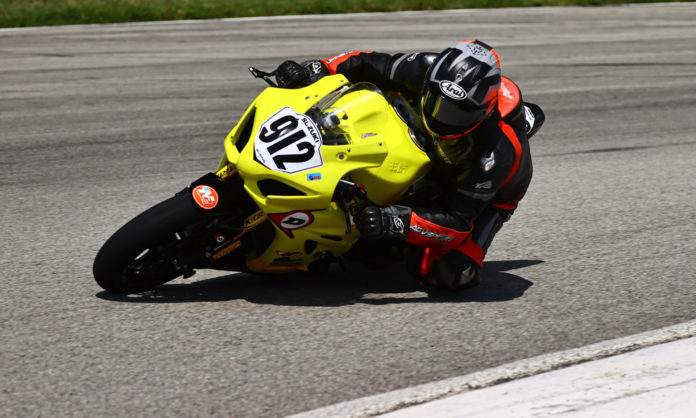 Dustin Dominguez (912) on the Twisted Speed Racing Suzuki GSX-R1000. Photo by Photos by Marty, LLC, courtesy Twisted Speed Racing.