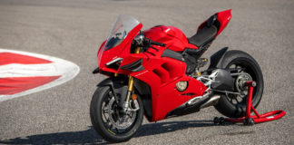 A Ducati Panigale V4 S. Photo courtesy Ducati.
