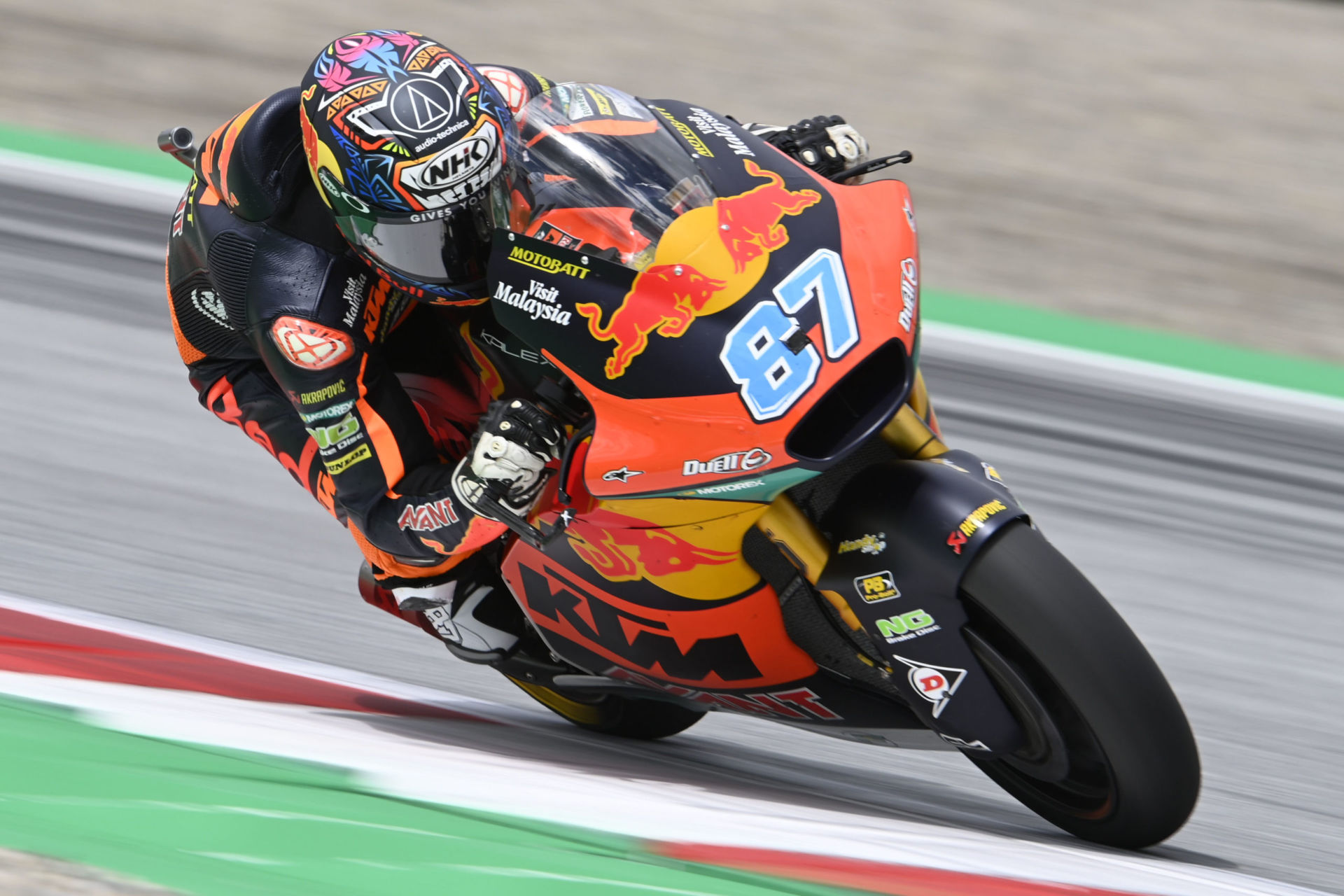 Remy Gardner (87). Photo courtesy Red Bull KTM Ajo.