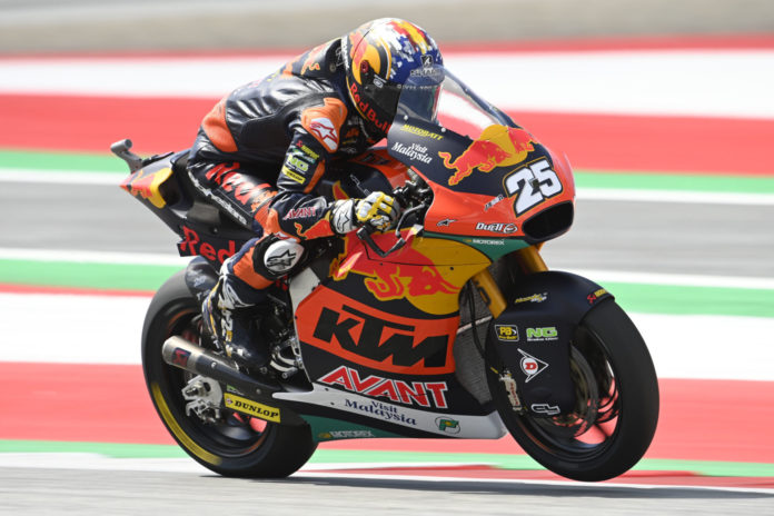 Raul Fernandez (25). Photo courtesy Red Bull KTM Ajo.