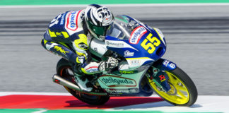 Romano Fenati (55). Photo courtesy Max Racing Team.