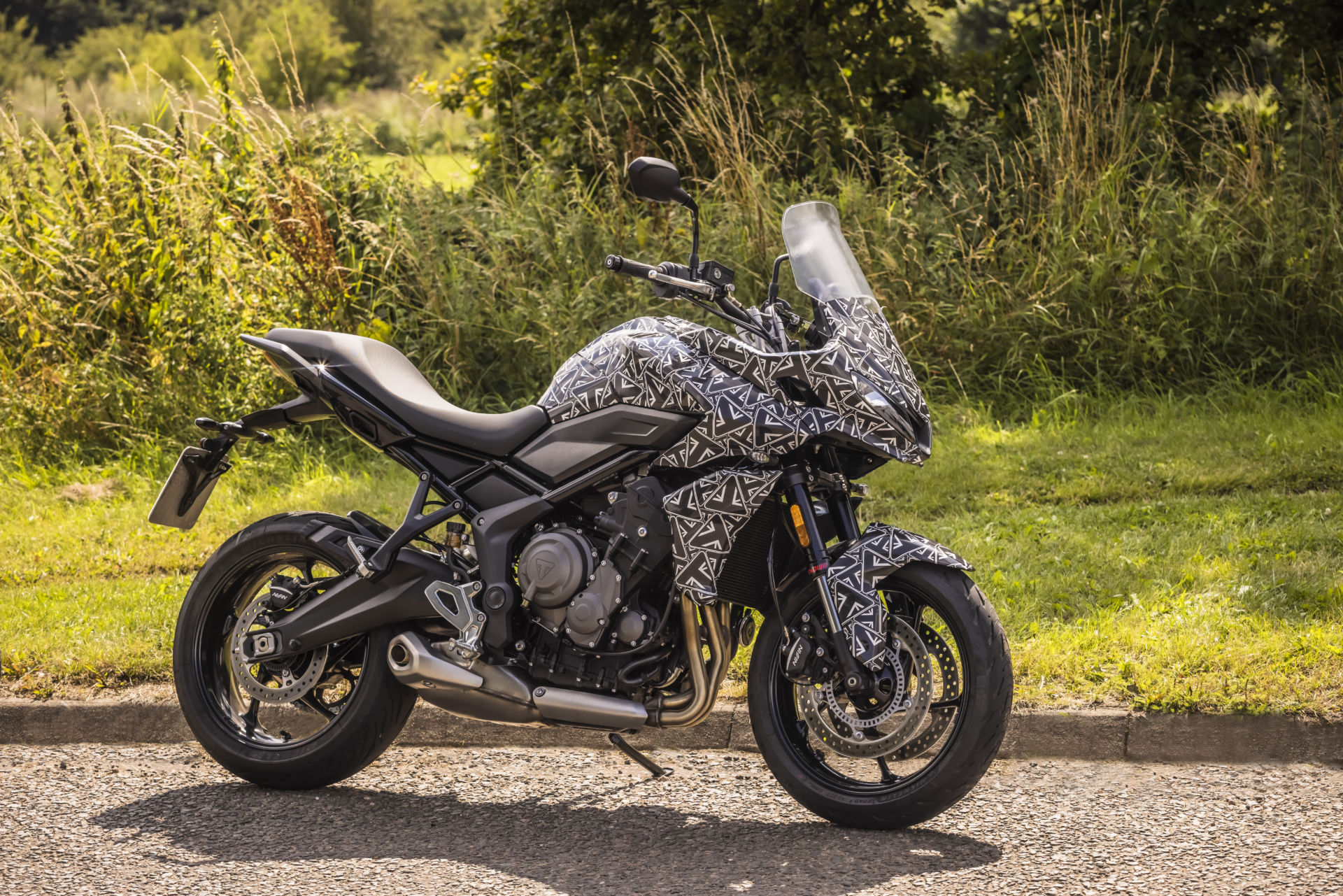 A Triumph Tiger Sport 660 prototype. Photo courtesy Triumph.