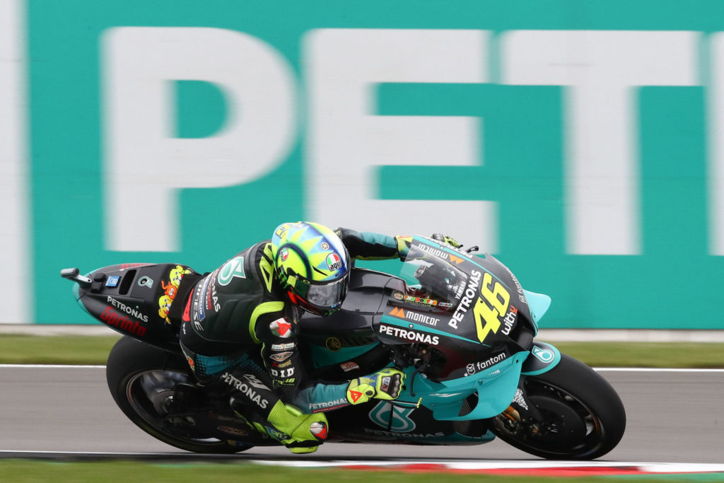 Valentino Rossi (46). Photo courtesy PETRONAS Yamaha SRT.