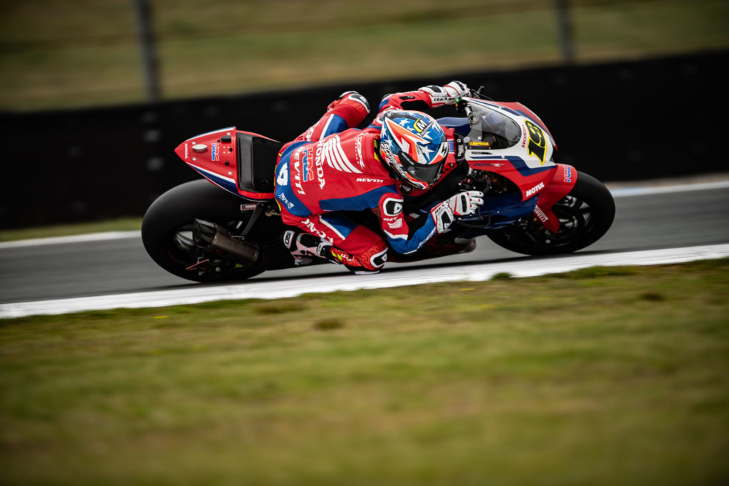 Alvaro Bautista (19). Photo courtesy Team HRC.