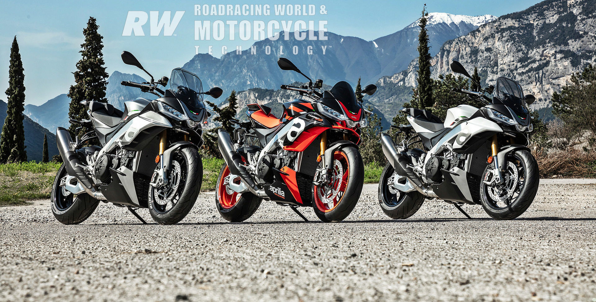 The 2021 Aprilia Tuono V4 Factory comes with sticky, track-oriented Pirelli Supercorsa tires, including a larger, 200-series rear; Öhlins Smart EC 2.0 semi-active electronically adjustable suspension; lower handlebars; a trick new swingarm; and shorter gearing. Photos courtesy Aprilia.