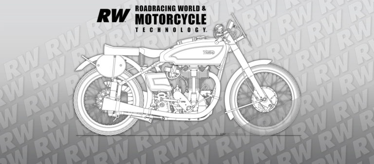 Historic Racebike Illustrations: 1949 Norton Manx 30M