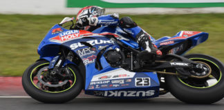 Rookie Alex Dumas (23) leads the 2021 Canadian Superbike Championship heading into the final round. Photo by Colin Fraser, courtesy CSBK