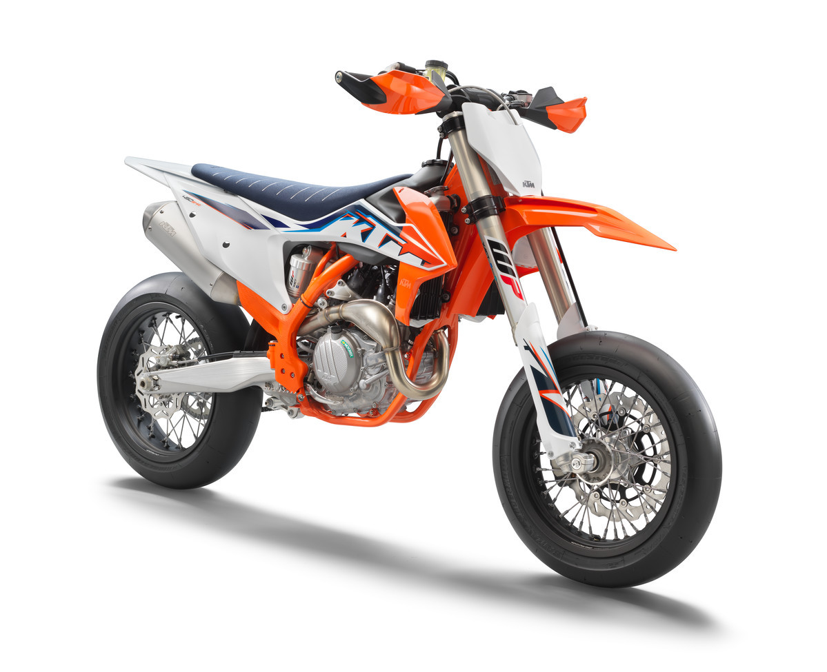 A 2022-model KTM 450 SMR. Photo courtesy KTM North America.