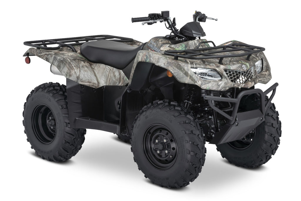 A 2022-model Suzuki KingQuad 400FSi Camo. Photo courtesy Suzuki Motor USA, LLC.