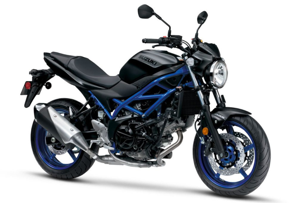 A 2022-model Suzuki SV650 ABS. Photo courtesy Suzuki Motor USA, LLC.