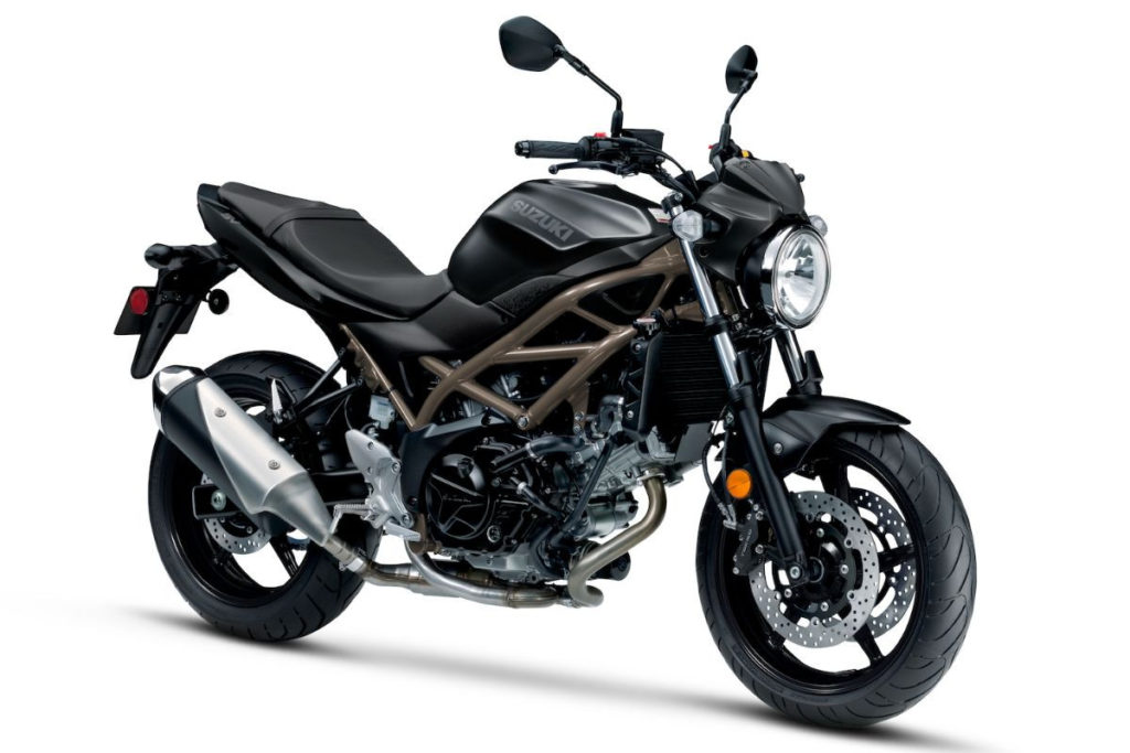 A 2022-model Suzuki SV650. Photo courtesy Suzuki Motor USA, LLC.