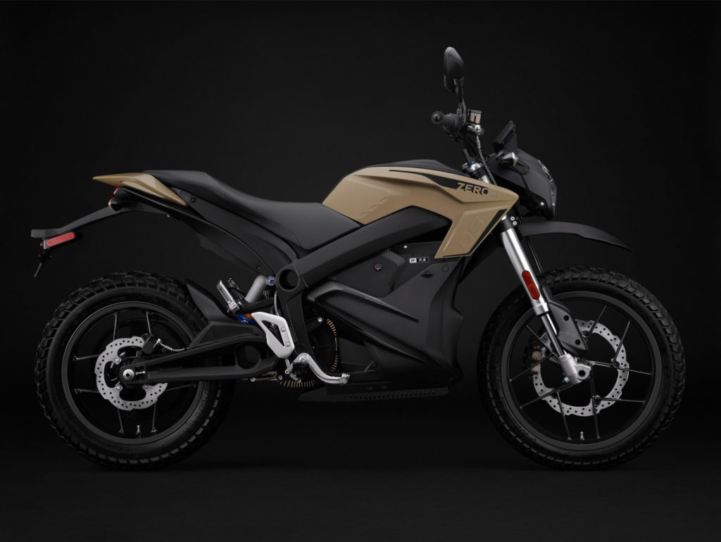 A 2022-model Zero DS electric motorcycle. Photo courtesy Zero Motorcycles.