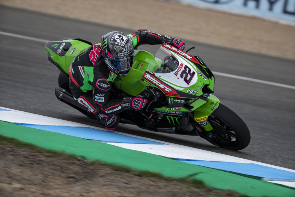 Alex Lowes (22). Photo courtesy Kawasaki.