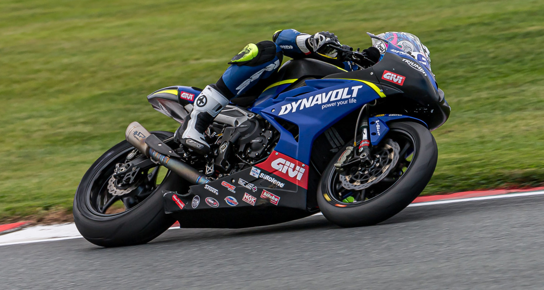 Brandon Paasch (96) in action at Oulton Park. Photo by Barry Clay.