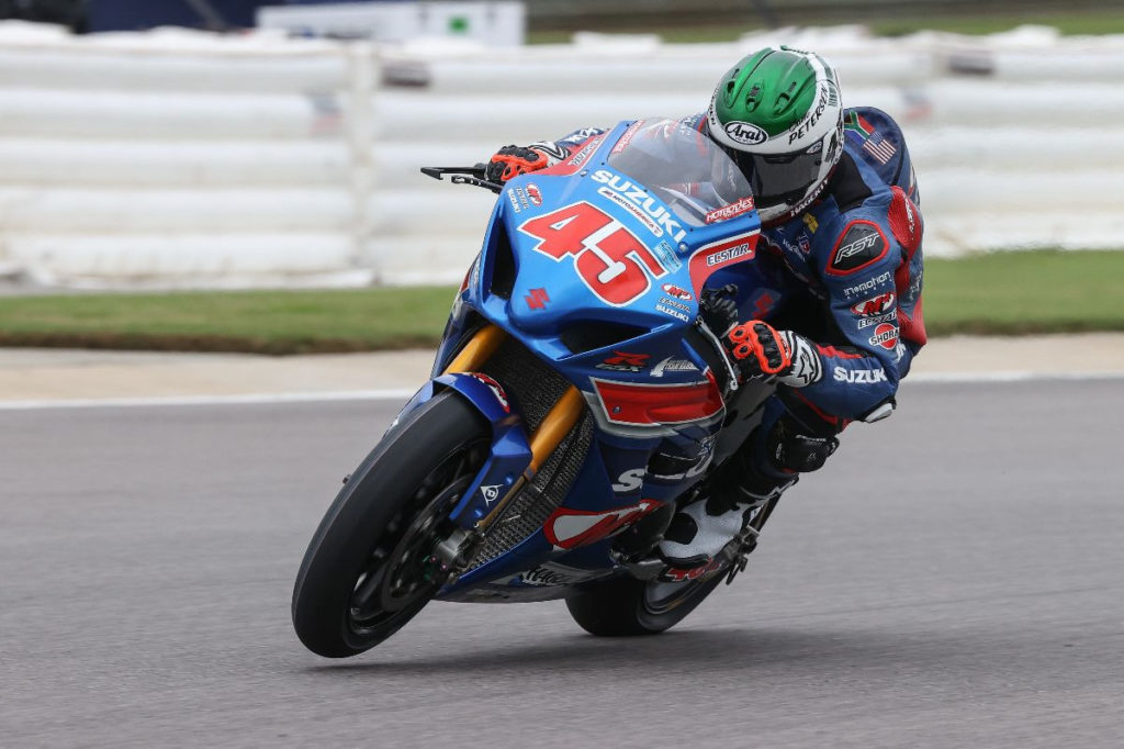 Cameron Petersen (45). Photo by Brian J. Nelson, courtesy MotoAmerica.