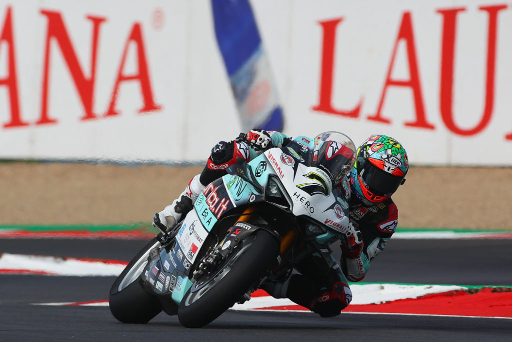 Chaz Davies (7). Photo courtesy Dorna.