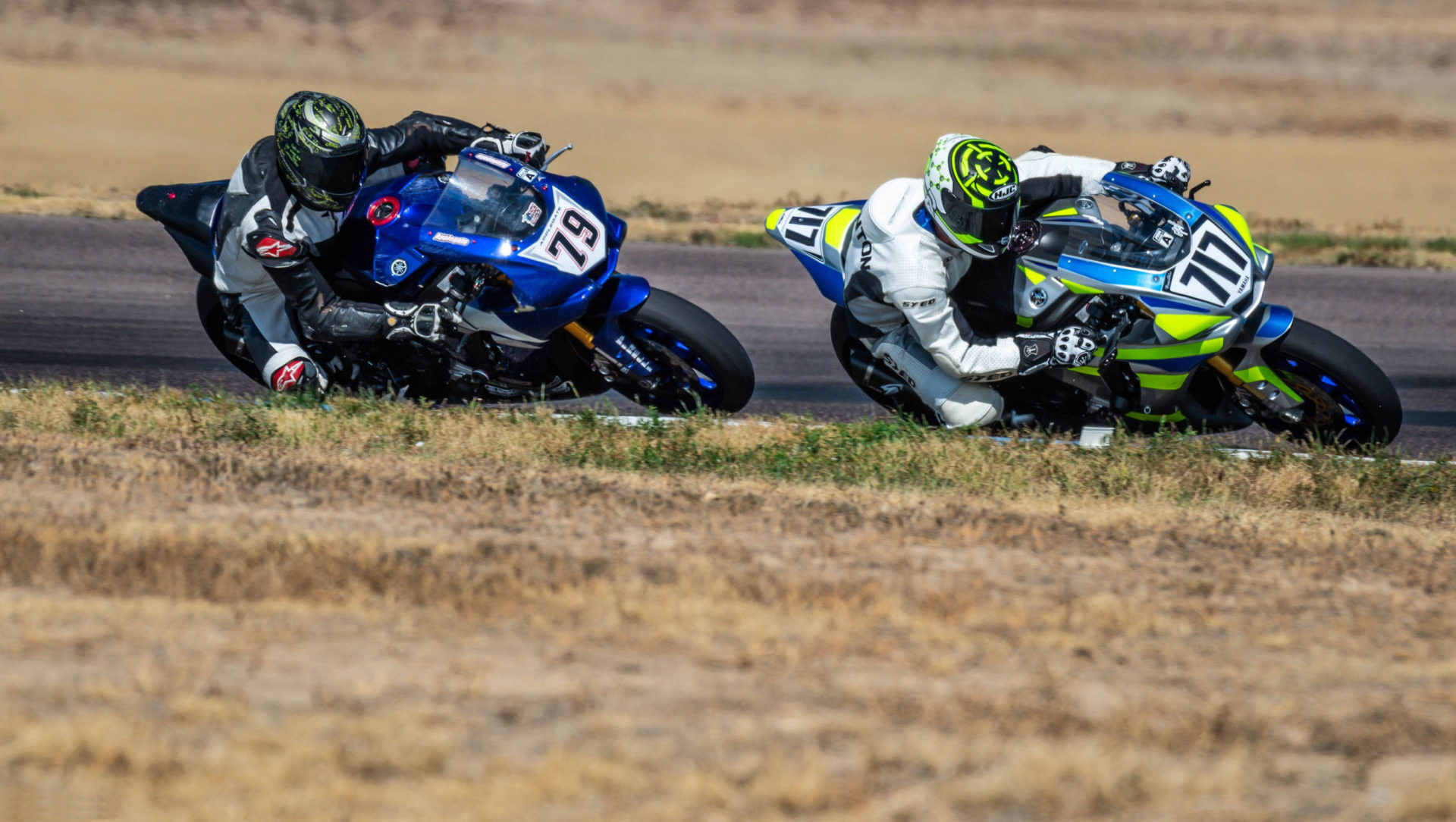 Ray Thornton (717) leads Mike Applegate (79) in the final Race of the Rockies race for 2021. Photo by Kelly Vernell, courtesy MRA.