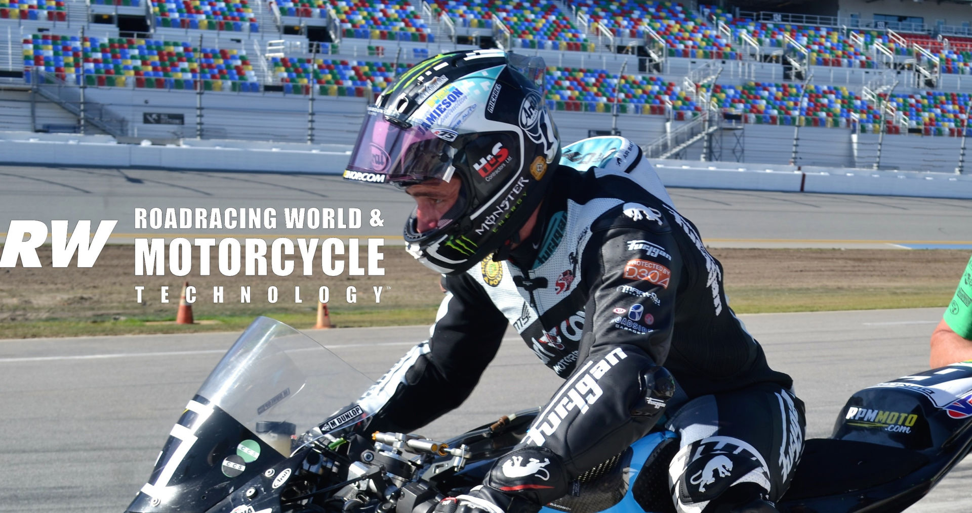 Michael Dunlop, as seen at the 2021 Daytona 200, which was won by Brandon Paasch. Dunlop finished 11th. Photo by David Swarts.