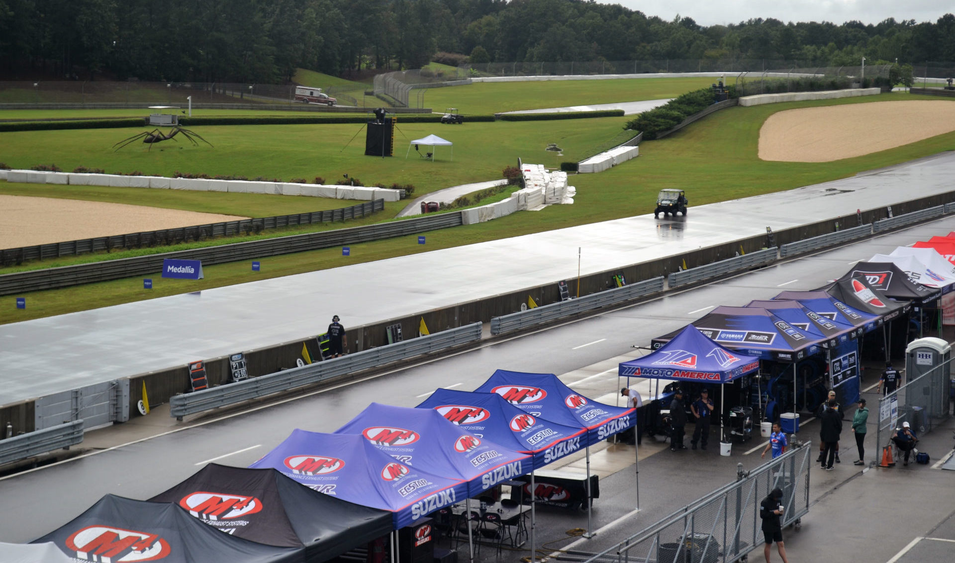 Barber Motorsports Park, as seen at 11:20 a.m. local time on Saturday. Photo by David Swarts.