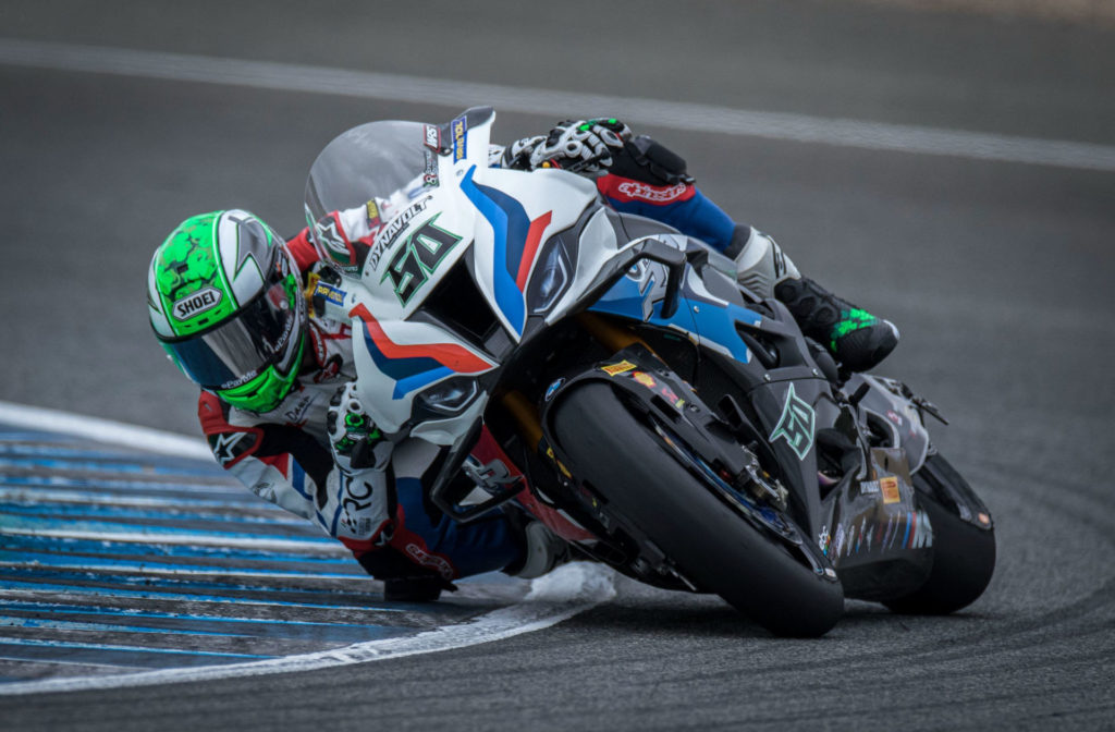 Eugene Laverty (50). Photo courtesy BMW Motorrad Motorsport.