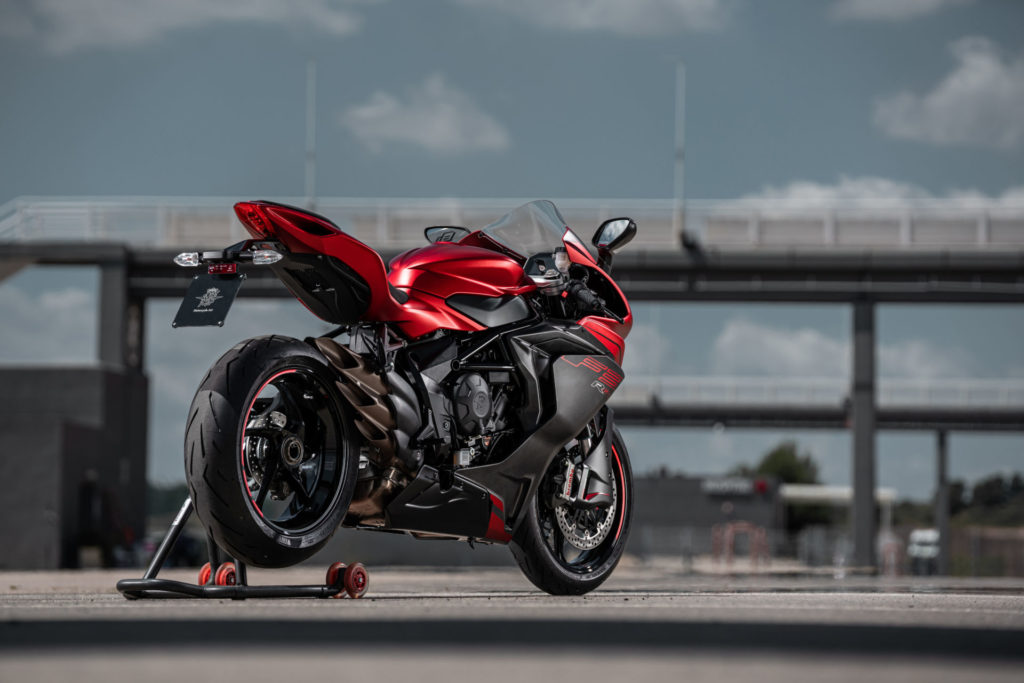 A 2022-model MV Agusta F3 RR. Photo courtesy MV Agusta.