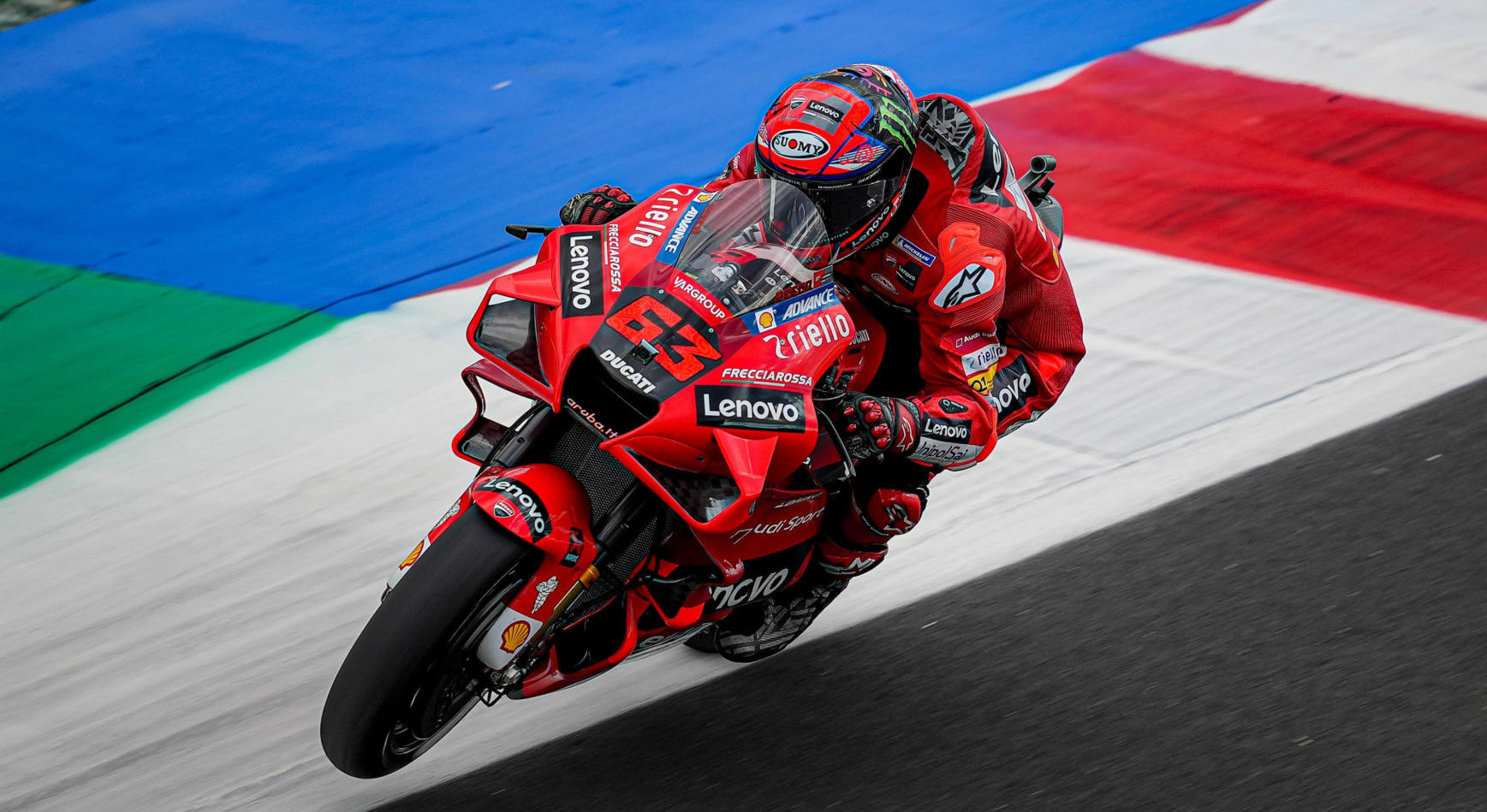 Francesco Bagnaia (63). Photo courtesy Ducati.