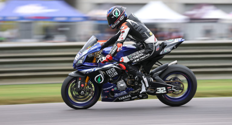 MotoAmerica: Gagne Leads Wet Superbike Q2 At Barber