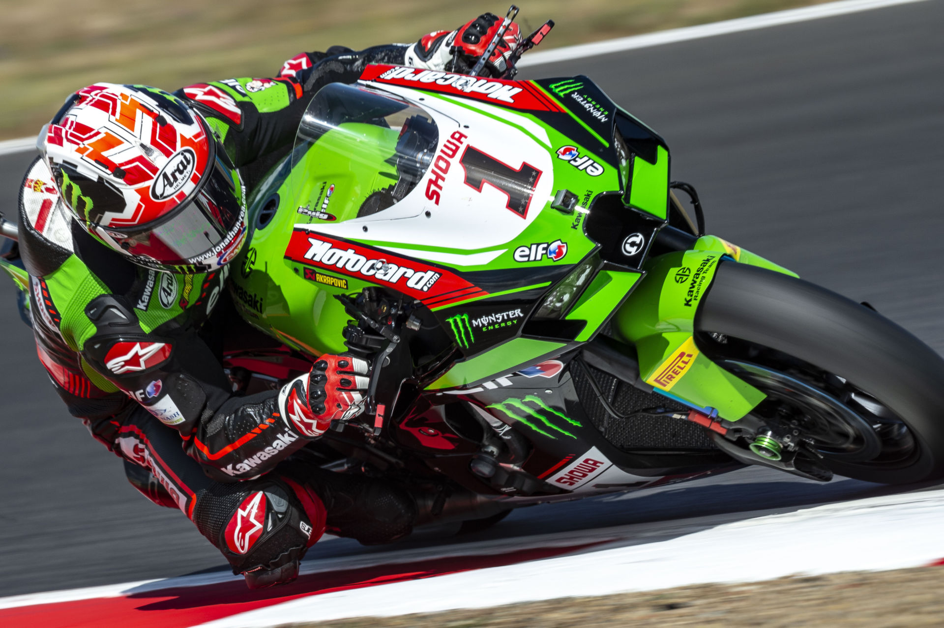 Jonathan Rea (1). Photo courtesy Kawasaki.