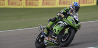 Kenan Sofuoglu (54) will mark the end of the current era of World Supersport by riding in practice Friday at Jerez, according to Kawasaki. Photo courtesy Kawasaki.
