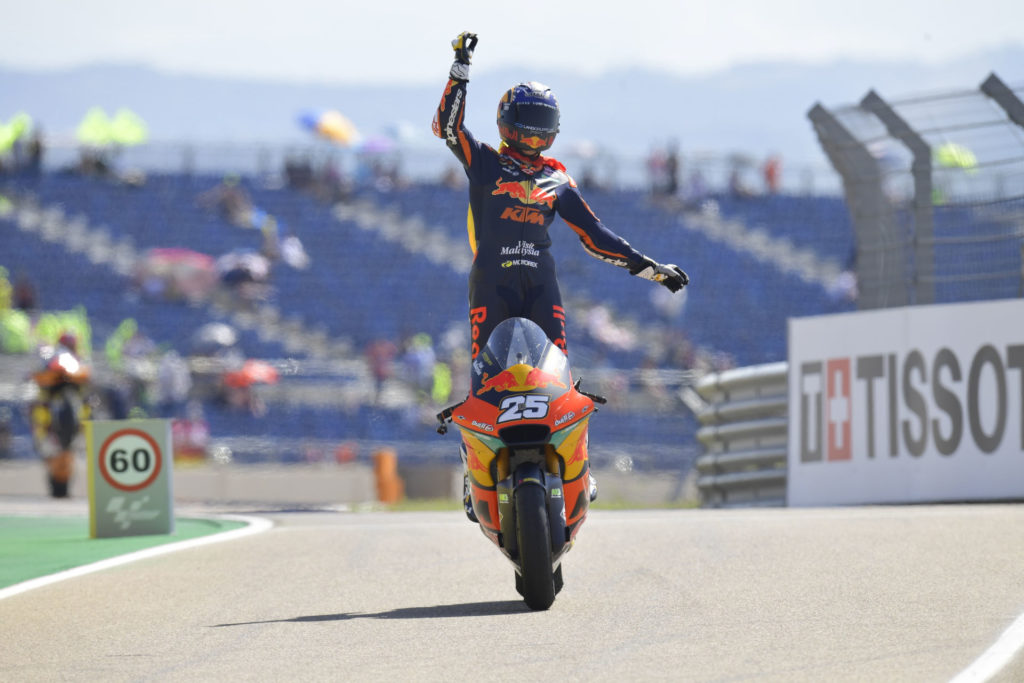 Raul Fernandez (25). Photo courtesy Dorna.