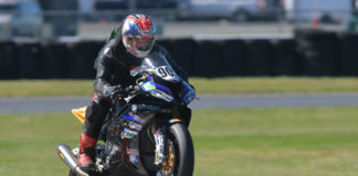 Roman Diankin (905) won the Motogladiator Supersport 1000 Expert race at NJMP. Photo by Ray Bradlau/The SB Image, courtesy Motogladiator.
