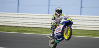 Romano Fenati (55). Photo courtesy Max Racing Team.