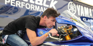 Toni Elias will be back on a Fresh N' Lean Attack Performance Yamaha during the MotoAmerica event at New Jersey Motorsports Park. Photo courtesy Yamaha.