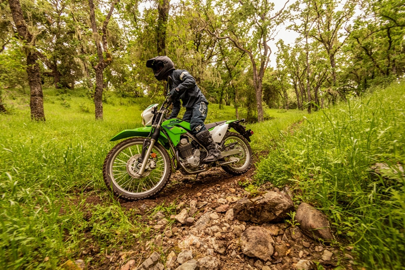 A 2022-model Kawasaki KLX230S. Photo courtesy Kawasaki Motors Corp., U.S.A.