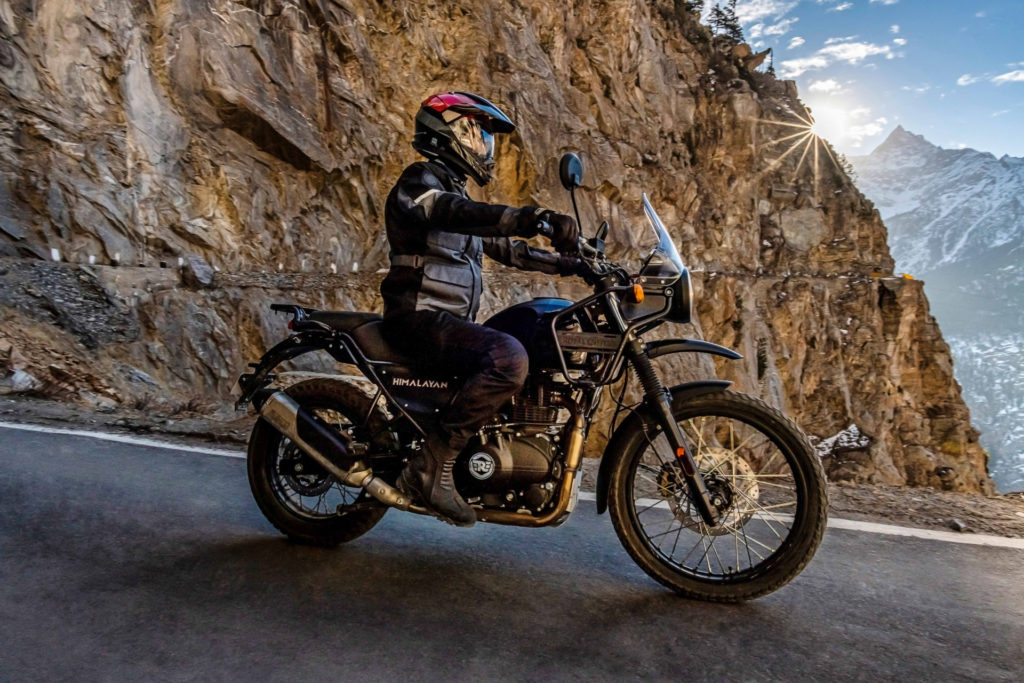 The ergonomics on the 2022 Royal Enfield Himalayan have been revised for greater comfort and ease of use. Photo courtesy Royal Enfield North America.