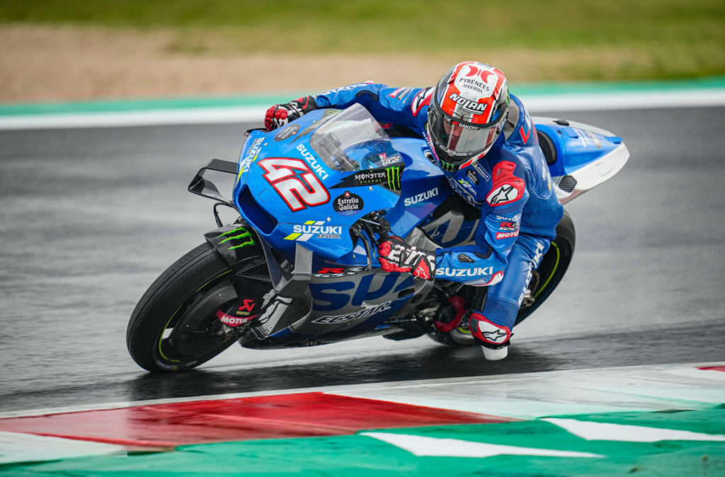 Alex Rins (42). Photo courtesy Team Suzuki ECSTAR.