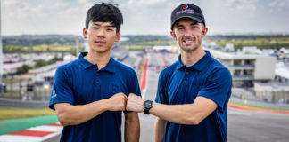 Ayumu Sasaki (left) and John McPhee (right). Photo courtesy Husqvarna Motorcycles.