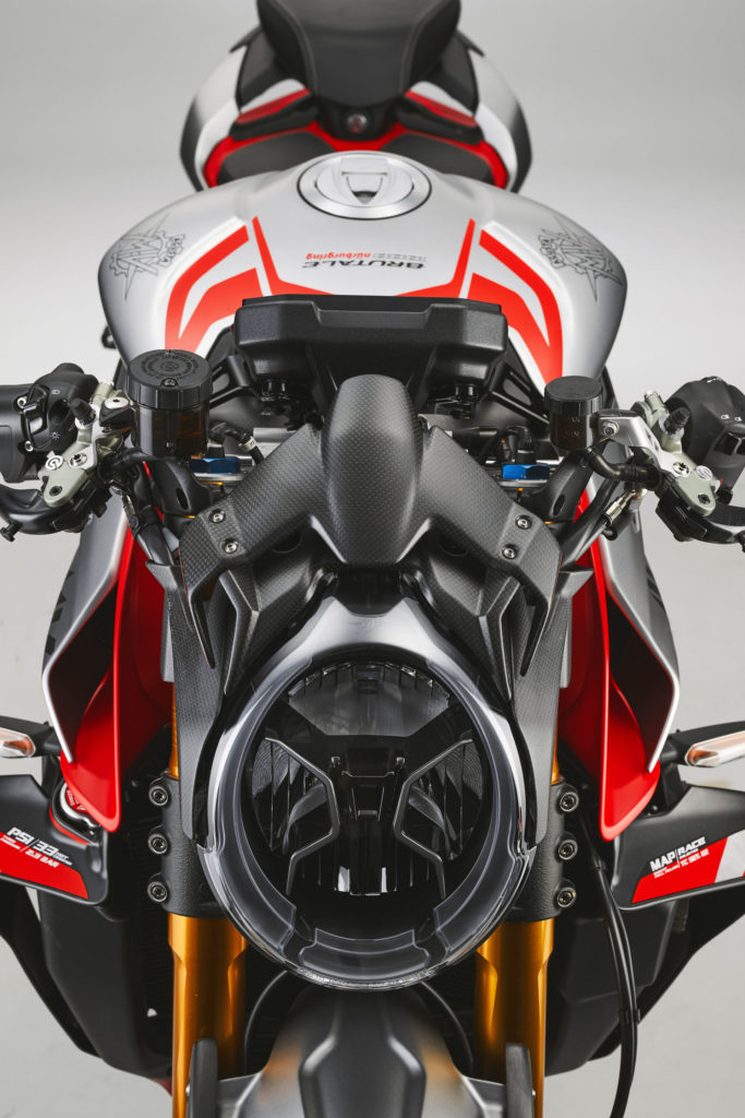 The aerodynamic winglet cowling on a 2022 MV Agusta Brutale 1000 Nürburgring. Photo courtesy MV Agusta.