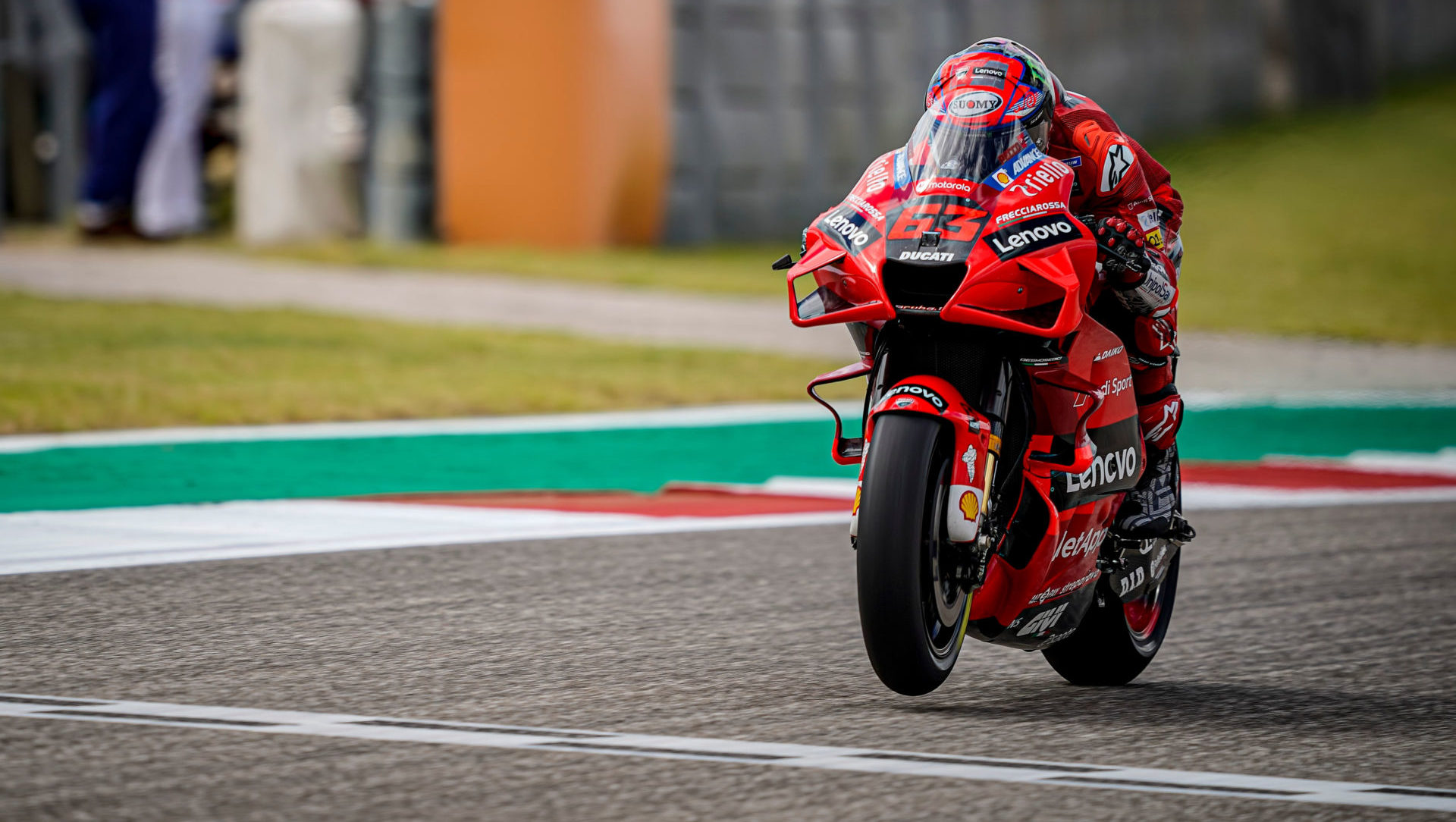 Francesco Bagnaia (63). Photo courtesy Ducati.