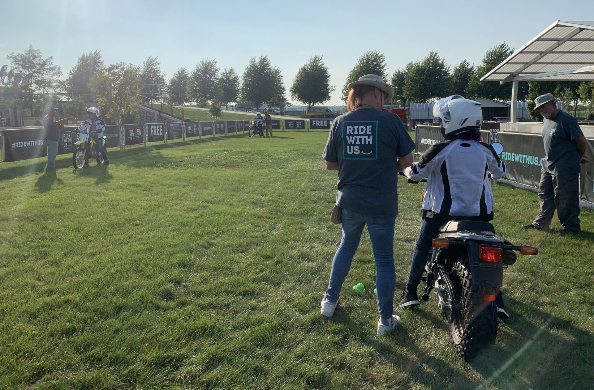 Motorcycle Industry Council’s (MIC) Ride With Us Moto Intro program is offering free instruction and first-ride experiences to ticket holders at the Overland Expo East October 8-10 in Arrington, Virginia. Photo courtesy MIC.