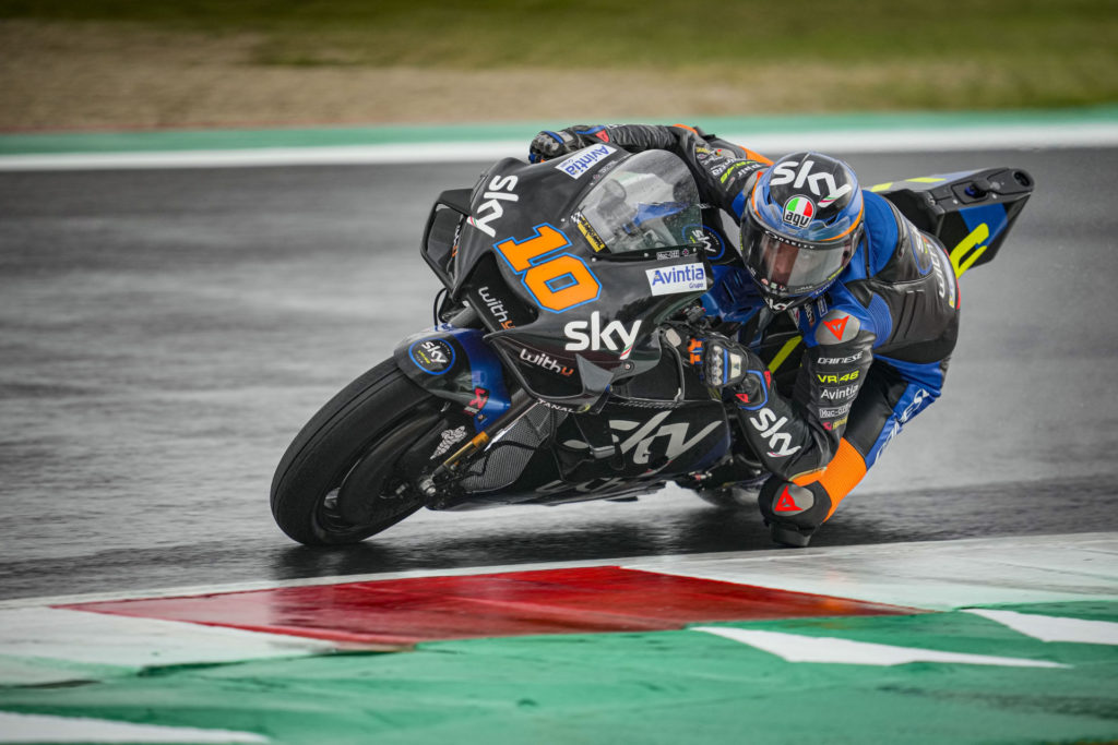 Luca Marini (10). Photo courtesy Sky Racing Team VR46.