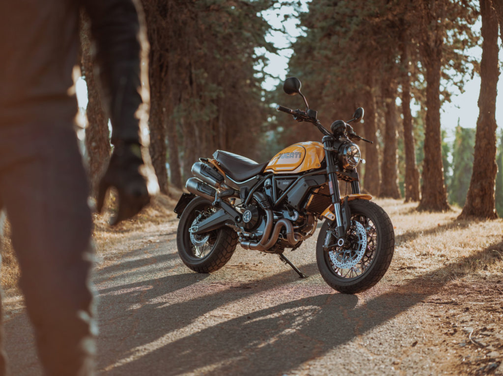 A 2022 Ducati Scrambler 1100 Tribute PRO. Photo courtesy Ducati.