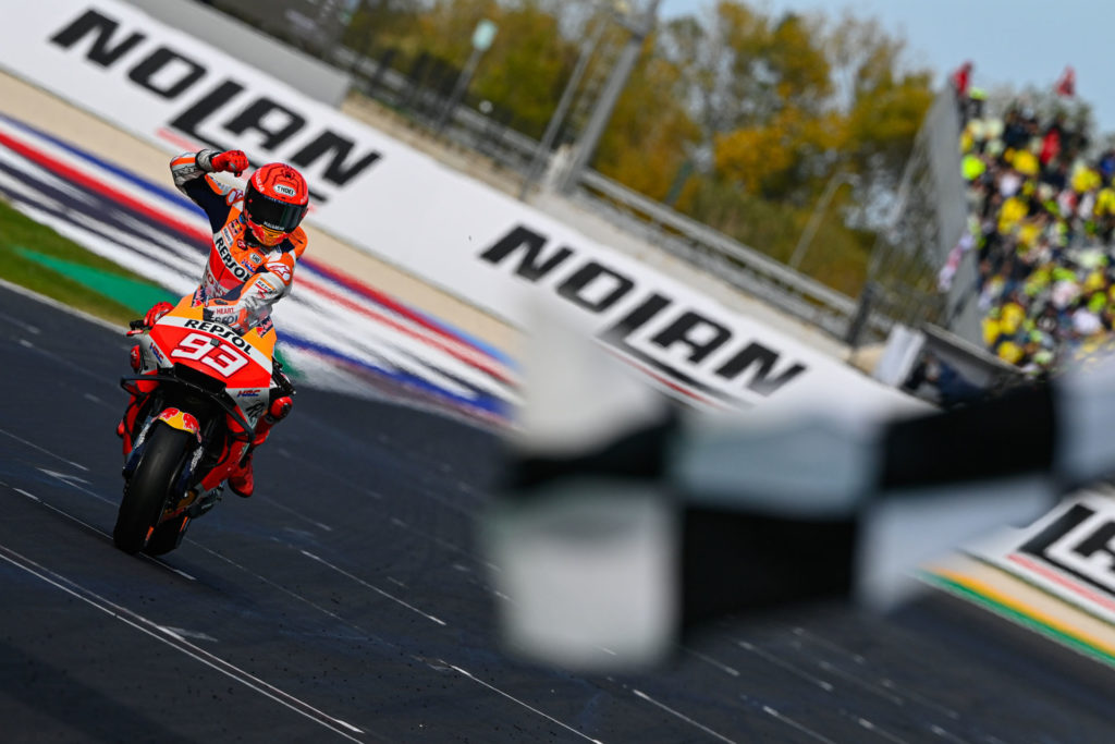 Marc Marquez (93). Photo courtesy Dorna.