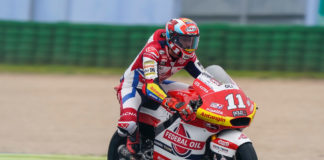 Nicolo Bulega (11). Photo courtesy Federal Oil Gresini Racing.