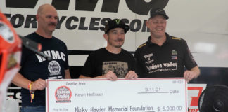 Kevin Hoffman (left), Roger Hayden (center), and Richie Alexander, Jr. (right). Photo courtesy Hudson Valley Motorcycles.