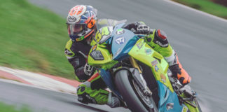 Nikolay Nikov (54) won the Motogladiator Supersport 1000 Expert and Superbike 1000 Expert races. Photo by Vae Vang/Noiseless Productions, courtesy of Motogladiator.